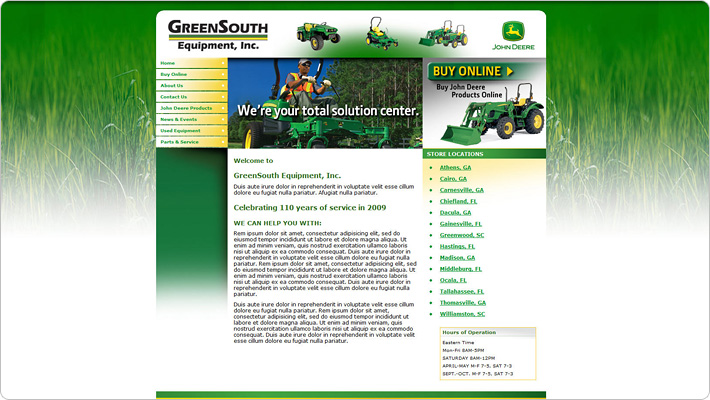 Dealer Page Greensouth